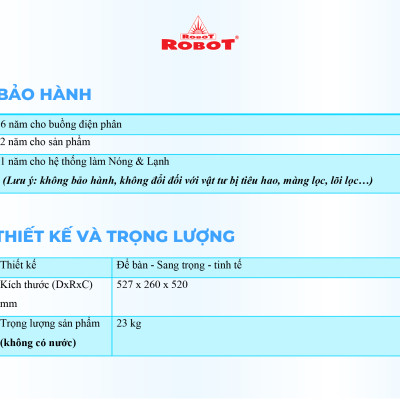 Máy Lọc Nước Điện Giải Ion Kiềm ROBOT IonQueen 711 Chế Độ Nóng Nguội Lạnh - Hàng Chính Hãng
