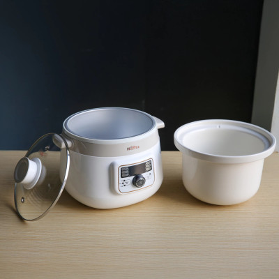 Nồi nấu chậm lòng gốm Hàn Quốc CIM361 dung tích 3L công suất 1000W kho cá, nấu cháo, hầm xương - Hàng chính hãng