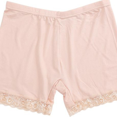 Combo 2 Quần Đùi Mặc Trong Váy Lưng Cao Phối Chân Ren (Đen+Da)