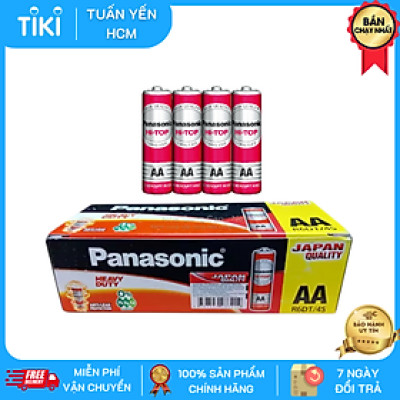 Hộp 60 viên Pin than đỏ AA Panasonic R6DT/4S-V – Hàng Chính Hãng