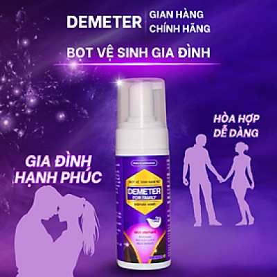 Dung dịch vệ sinh nữ nam tạo bọt Demeter 150ml ( Dùng cho cả nam và nữ )
