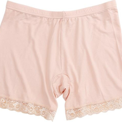 Combo 2 Quần Đùi Mặc Trong Váy Lưng Cao Phối Chân Ren (Đen+Da)