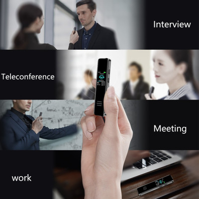 ROGTZ Máy ghi âm cầm tay T95 8Gb Kỹ thuật số Ghi âm lossless Màn hình LCD Dung lượng pin 230mAh Điều khiển giọng nói Hẹn giờ ghi âm Cổng USB 2.0 Thiết kế sang trọng Bề mặt gương 2.5D Kích thước nhỏ gọn Nhiều tính năng thông minh Hàng Chính Hãng