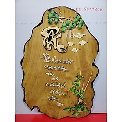 TRANH GỖ THƯ PHÁP CHỮ PHÚC