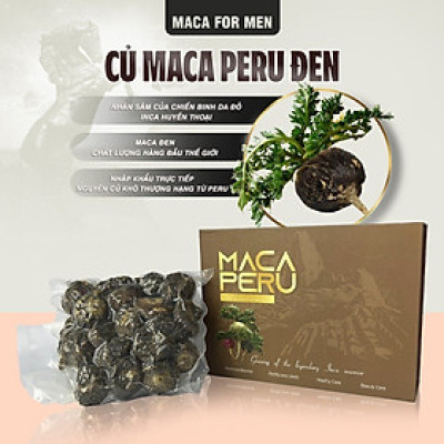 Hộp Sâm Củ Maca Peru Đen - Lepidium Meyenii 