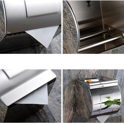 Hộp Đựng Giấy Nhà Vệ Sinh Chất Liệu Inox Cao Cấp Chống Gỉ - Chính Hãng