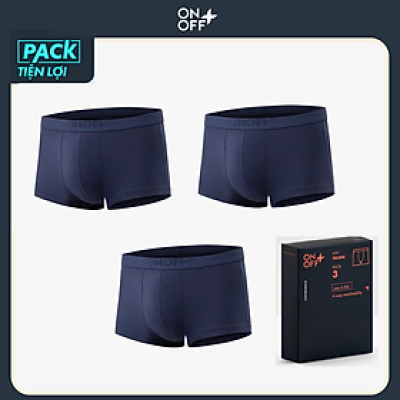 Hộp combo 5Quần lót nam cotton dáng trunk mềm mại thoáng khi ONOFF - 18UO24A324-18UO24A317