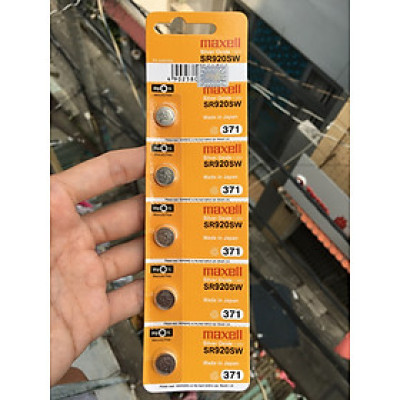 Pin Maxell Silver Oxide 1.55V SR920SW 371