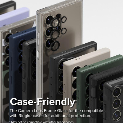 Dán camera Ringke Lens Frame Glass cho Samsung Galaxy S24 Ultra_ Hàng Chính Hãng
