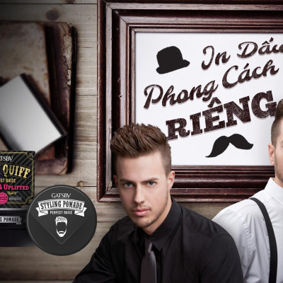 Wax Vuốt Tóc Gatsby Pomade Perfect Raise 75g