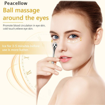 Cây massage bi Lăn Mắt Mini, Cây Lăn Mặt Thoa Kem Dưỡng Chất Chống Thâm Quầng Trẻ Hóa Làn Da