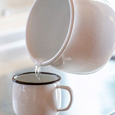 Nồi đa năng tráng men Pearl Metal Bianco 16cm (2.0L) - Hàng Nhập khẩu Nội Địa Nhật Bản