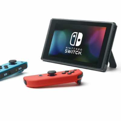 Máy Chơi Game Nintendo Switch Với Neon Blue Và Red Joy‑Con (Xanh Đỏ) Model Mới 2019 - Hàng Nhập Khẩu