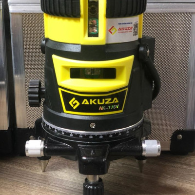 Máy cân mực laser AKUZA 5 tia xanh SIÊU SÁNG - Tặng chân 1,2 m