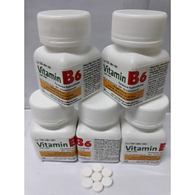 Vitamin B6 Vinaphar Combo 5 Chai 100 viên