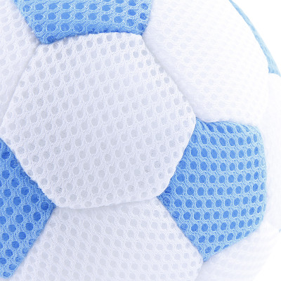 Trái Banh Nhồi Bông U&Yaby 112 (13cm) - Trắng Xanh Biển