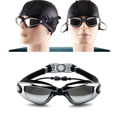 Kính bơi nam nữ tráng gương cao cấp có bịt tai - Kính bơi chống tia UV, chống sương mù thiết kế chống trơn trượt, co giãn - Hàng chính hãng D Danido  