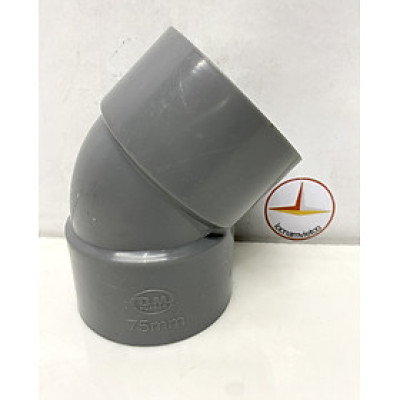 Lơi 75 dày nhựa PVC Bình Minh (45o ElBow)_L75D