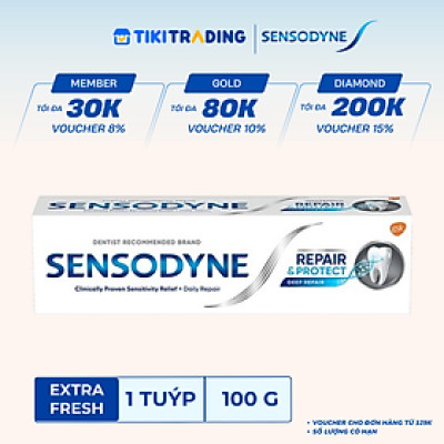 Kem đánh răng Sensodyne Repair Protect Extra Fresh 100g