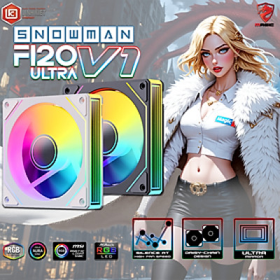 Fan MAGIC SNOWMAN F-120 V1 ARGB - Hàng chính hãng