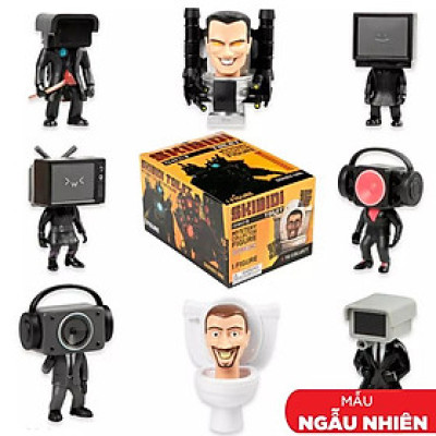 Đồ Chơi Mô Hình Nhân Vật Mini - Skibidi Toilet - Series 1 - Bonkers Toys ST1301 (Sản Phẩm Bên Trong Là Ngẫu Nhiên)