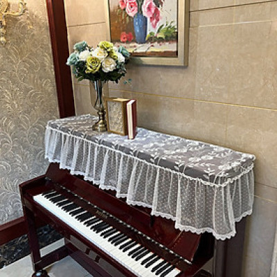 Khăn phủ đàn piano cơ đàn piano điện tử 88 phím phong cách Châu Âu cổ điển sang trọng chống bụi chống xước - Hàng chính hãng