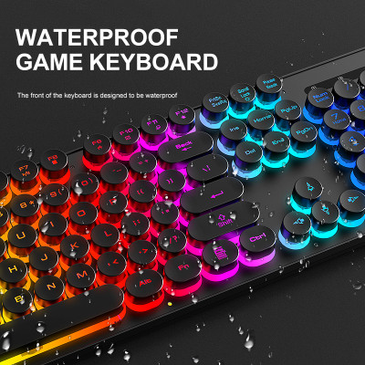 Bộ Phím Chuột Không Dây T-Wolf TF380 Led 7 Màu – Hàng Chính Hãng