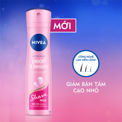 Xịt Ngăn Mùi NIVEA Shaveless Ngọc Trai Đẹp Quyến Rũ 150Ml - 85348