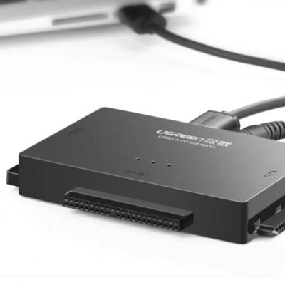 Ugreen UG30353US160TK Bộ chuyển đổi USB 3.0 sang SATA + IDE cao cấp - HÀNG CHÍNH HÃNG