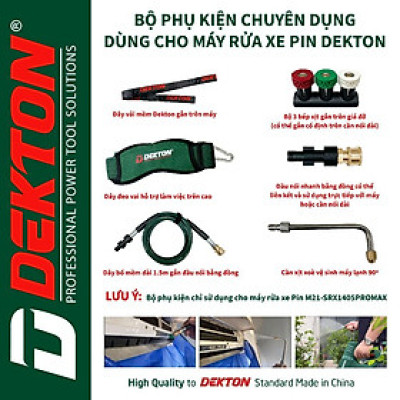 BỘ PHỤ KIỆN CHO RỬA XE M21-SRX1405PROMAX -HÀNG CHÍNH HÃNG