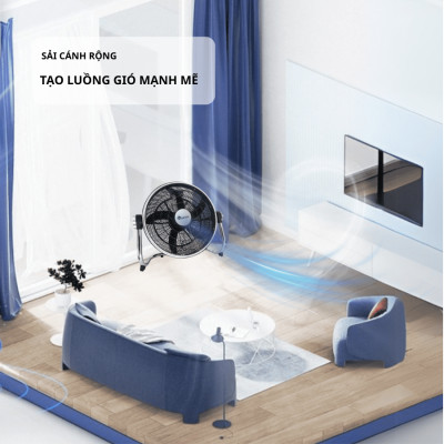 Quạt Công Nghiệp Chính Hãng SOWUN SW810, 100% Mô Tơ Làm Bằng Đồng, Công Suất Lớn