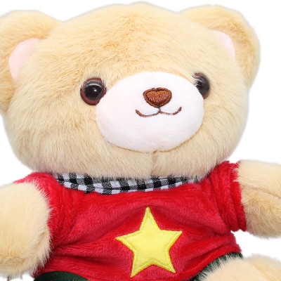 Gấu Bông Yêu Nước Áo Quốc Kỳ - 20 cm - ZooZoo 2016025