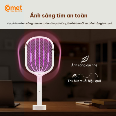 Vợt Muỗi Comet Tuổi Thọ Cao Lỗi 1 Đổi 1 Trong 6 Tháng 
