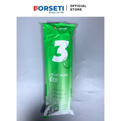 Bộ 3 lõi lọc nước Kangaroo Eco 123 mới nhất dùng cho máy lọc nước có 3 cốc lọc 10inch- Hàng chính hãng