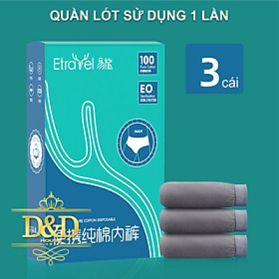 Quần lót nam cotton du lịch ETRAVEL dùng 1 lần