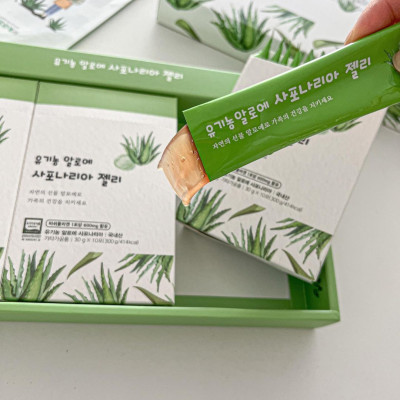 THẠCH NHA ĐAM SÂM NHO XANH HỮU CƠ KDY ALOE Hỗ Trợ Tiêu Hóa