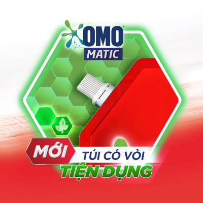 Túi Nước giặt OMO Matic Cửa Trên Hương Cam & Hổ phách Chuyên Gia Giữ Màu 3.6KG