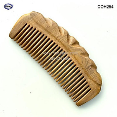 Lược gỗ thơm hình múi bưởi (Size: S - 13cm) COH254 - Chăm sóc tóc