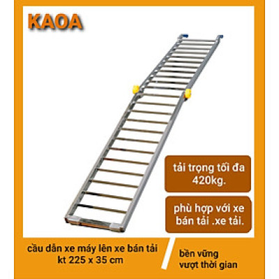 Thang dắt xe máy lên xe bán tải ( bảo hành 12 tháng )