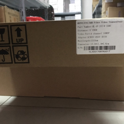 Bộ chuyển đổi video sang quang 4 kênh GNETCOM HL-4V-20T/R-1080P (2 thiết bị,2 adapter) - Hàng Chính Hãng