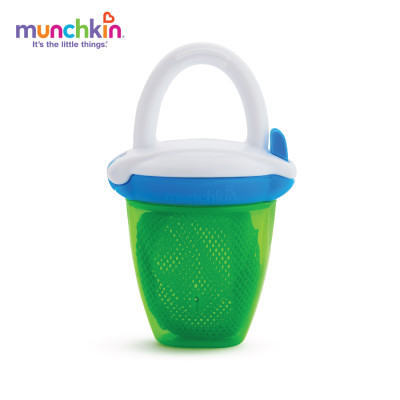 Túi ăn chống hóc có nắp (màu ngẩu nhiên)