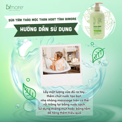 Sữa tắm thảo mộc than hoạt tính sạch sâu mà vẫn dịu nhẹ_500ml