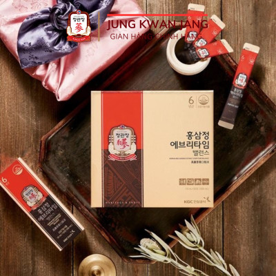 Tinh Chất Hồng Sâm Pha Sẵn KGC Jung Kwan Jang Everytime Balance 20 Gói