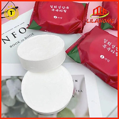 Khăn Tắm Nén Du Lịch Tiện Lợi Dùng 1 Lần 70*100cm, Bao Bì Đỏ - Chính Hãng