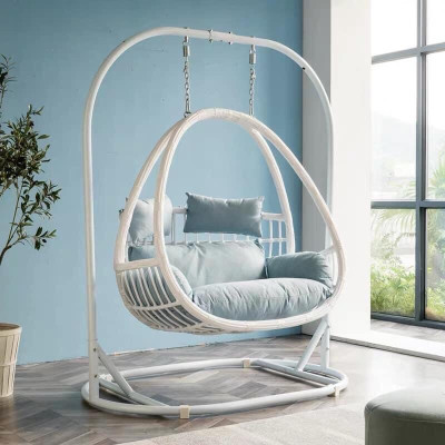 Xích đu đôi family chất liệu khung sắt mây nhựa cao cấp juno sofa 