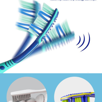 Vỉ Đôi Bàn Chải Đánh Răng Trisa Flexible