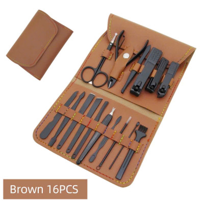 Bộ cắt móng tay cao cấp, bộ dụng cụ làm móng không gỉ tiện lợi, 4 màu lựa chọn.