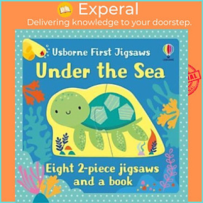 Sách - Usborne First Jigsaws: Under the Sea by Matthew Oldham Stella Baggott (UK edition, paperback)