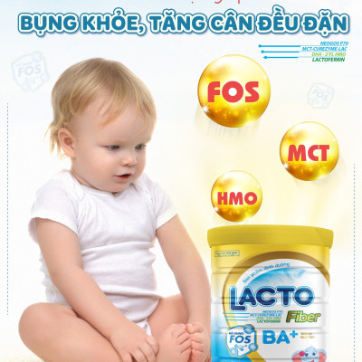 Sữa Mát Lacto Fiber BA+ ( 6-36 tháng) Hỗ trợ tiêu hóa, hấp thụ