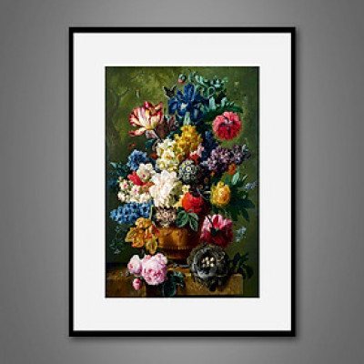 Tranh treo tường trang trí sơn dầu canvas 18